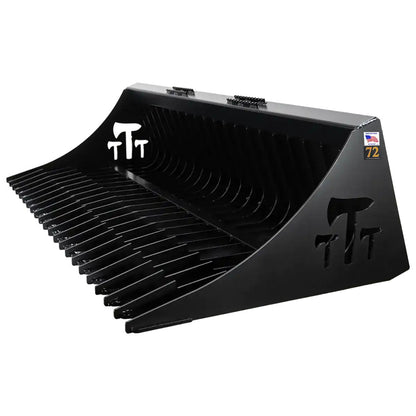 Express Steel Tomahawk Rock Bucket | SKU 3008 | Width 72" | Hydraulic Flow 15–25 GPM | For Skid Steers