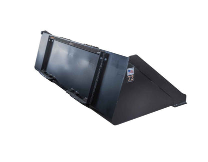 Express Steel 6' Tomahawk Smooth Bucket | Width 72" | 15–20 GPM | For Skid Steers