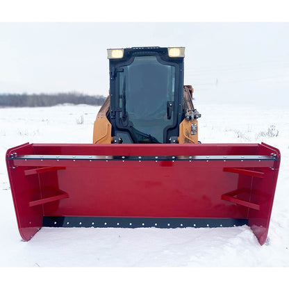 Top Dog Attachments Snow Pusher | Width 96" & 120" | Weight 737 & 876 lbs | Snow Removal | For Skid Steers