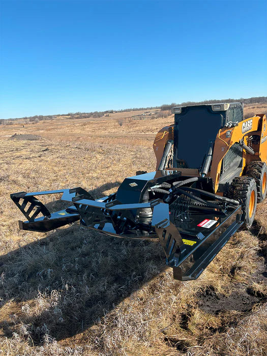 Top Dog Attachments Brush Cutter Mower | Open Front  | Width 72"-78" | Flow 26-40 GPM | For Skid Steers