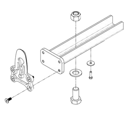 Umount Utility Vehicles & Golf Cart Mounts | Proprietary Tool-less Mounting System | Universal Compatibility | For Club Car, John Deere & Toro Vehicles