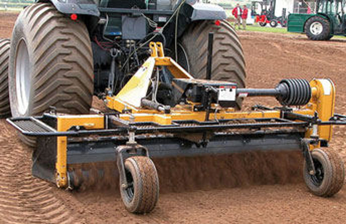 Paladin Harley Rake Power Rake 3pt Hitch | Working Width 60