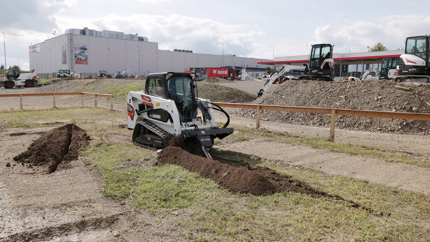 CID X-Treme Trencher Excel Attachment | Digging Depth 36" & 48" inches | Flow Range 15-30 GPM | For Skid Steer