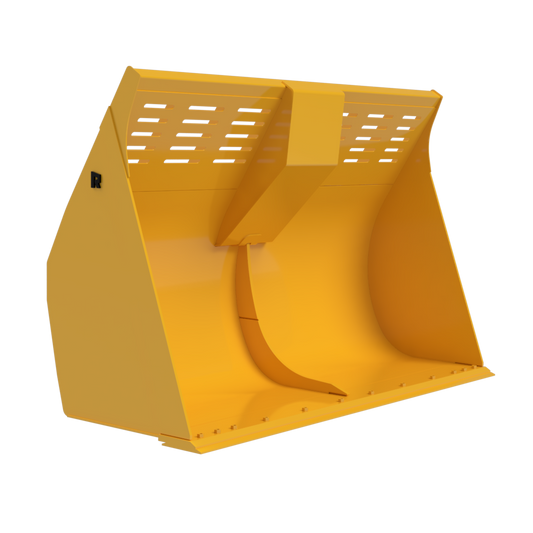 ROCKLAND TRANSFER STATION BUCKET WITH REVERSIBLE CUTTING EDGES FOR LOADERS