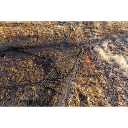 Pig Brig Portable Multi-Catch Wild Hog Trap | Size 20' | Double-Wall Hog Trap Net | Multi-Catch Wild Boar Control