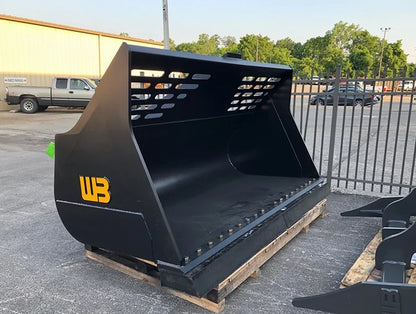 Werk-Brau Trash Loader Bucket | High-Capacity Waste Handling | 20–60 GPM | For Wheel Loader