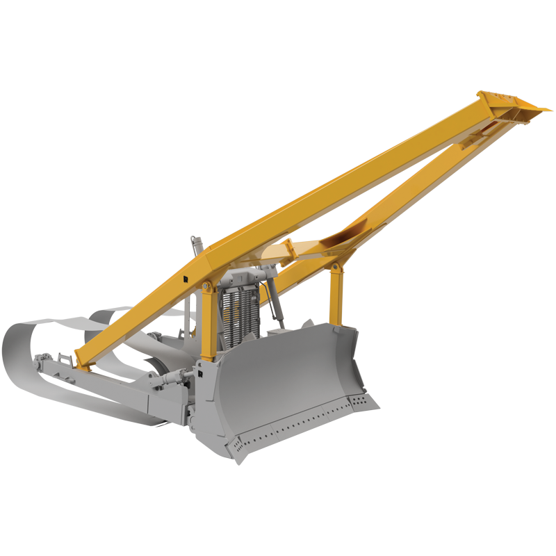 Rockland TB Tree Booms | Beam Height 132" To 240" | Distance Forward of Rake 96" To 156" | For Dozers