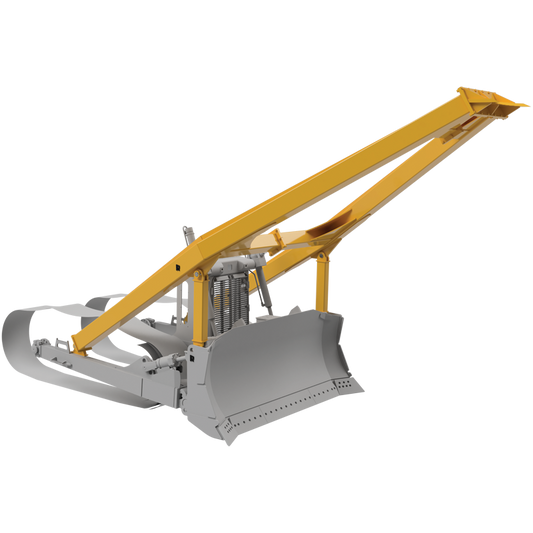 Rockland TB Tree Booms | Beam Height 132" To 240" | Distance Forward of Rake 96" To 156" | For Dozers