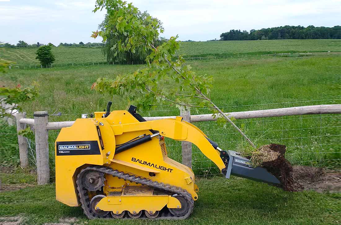 BAUMALIGHT X4C TREE SPADE FOR MINI SKID STEER