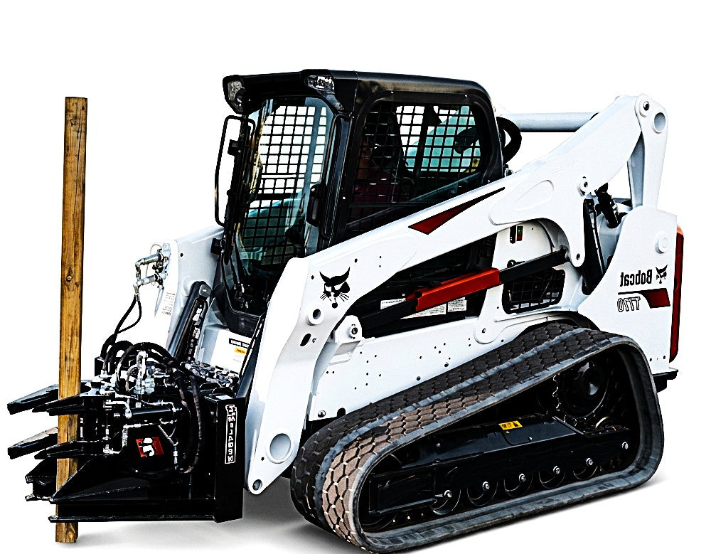 McLaren Industries Post & Tree Puller | Model 60X844X00 | Opening Width 10 ¾" | 15 To 25 GPM | For Skid Steers