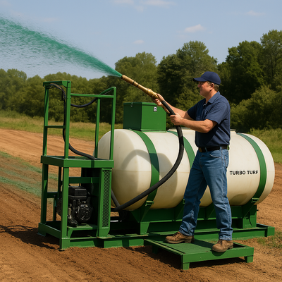 Turbo Turf Hydroseeder | Model HM-1000-T & HM-1000-T-P | Width 88