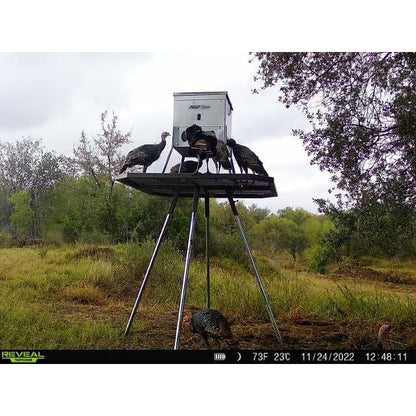 ASF Game Bird and Wild Turkey Feeder | Capacity 200lb | Width 24" inches