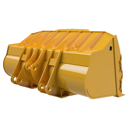 Rockland Two-Pass Bucket | Model Standard & Aggregate Style | Sidebar Protectors 2-4 |  Capacity 9.2 To 10.2 Cubic Yard | For Loaders