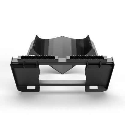 Virnig Skid Steer U-Blade | Models UBV26, UBV30 & UBV36 | Widths 26" To 36" | Hydraulic Flow 15 To 25 GPM | For Skid Steer