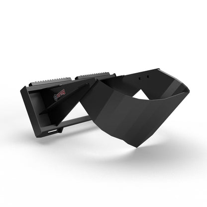 Virnig Skid Steer U-Blade | Models UBV26, UBV30 & UBV36 | Widths 26" To 36" | Hydraulic Flow 15 To 25 GPM | For Skid Steer