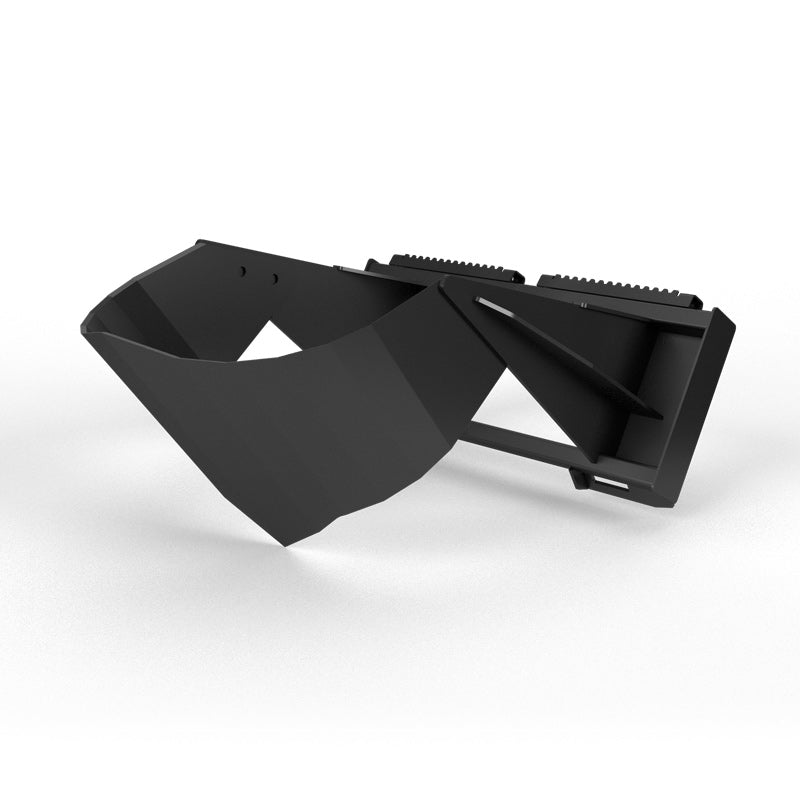 Virnig Skid Steer U-Blade | Models UBV26, UBV30 & UBV36 | Widths 26" To 36" | Hydraulic Flow 15 To 25 GPM | For Skid Steer