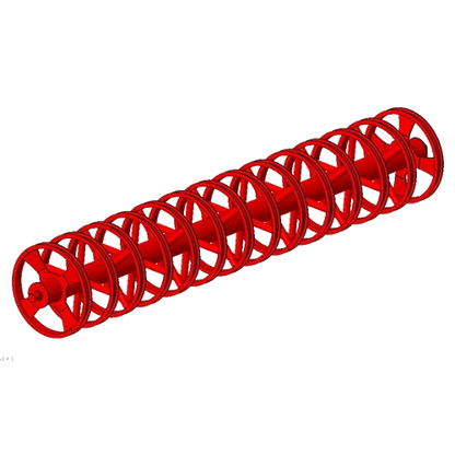 TOSCANO | Heavy Type Folding Spring Cultivator | Model 4000, 5000, 6000 & 7000 | Work Width 13.29 to 22.14 Feet | HorsePower 100-300 HP | For Tractor