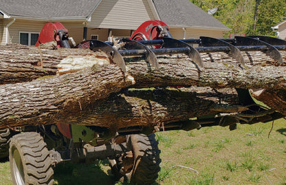 Virnig V30 Compact Tractor Root Rake Grapple | Models URG54-CT, URG60-CT, URG66-CT | Widths 56.5" To 67.5" | Horsepower 25 To 40 HP | For Compact Tractors