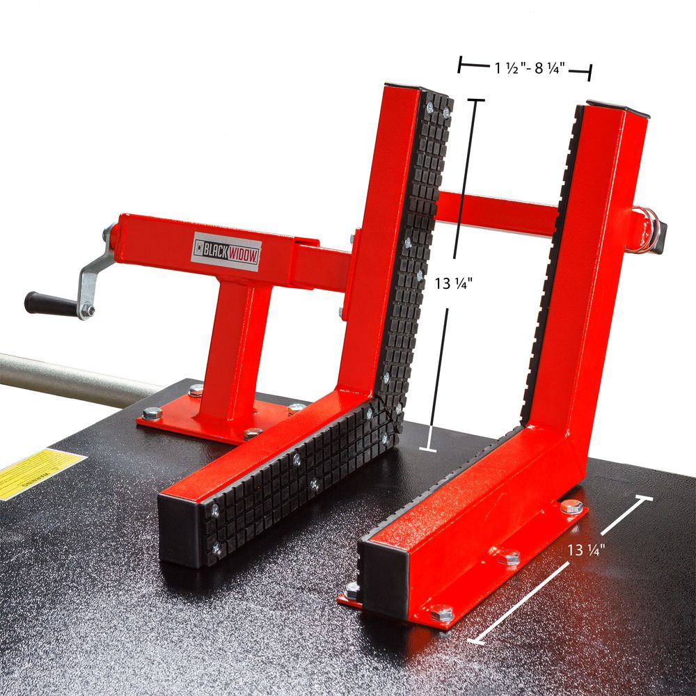 Black Widow Air/Hydraulic UTV & Trike Lift Table Wide | Model UTV-2500-60 Model UTV-2500-64 | Platform Size 64" | Capacity 2,500 lb | Horsepower Up To 100 HP | For UTVs, ATVs & Trikes