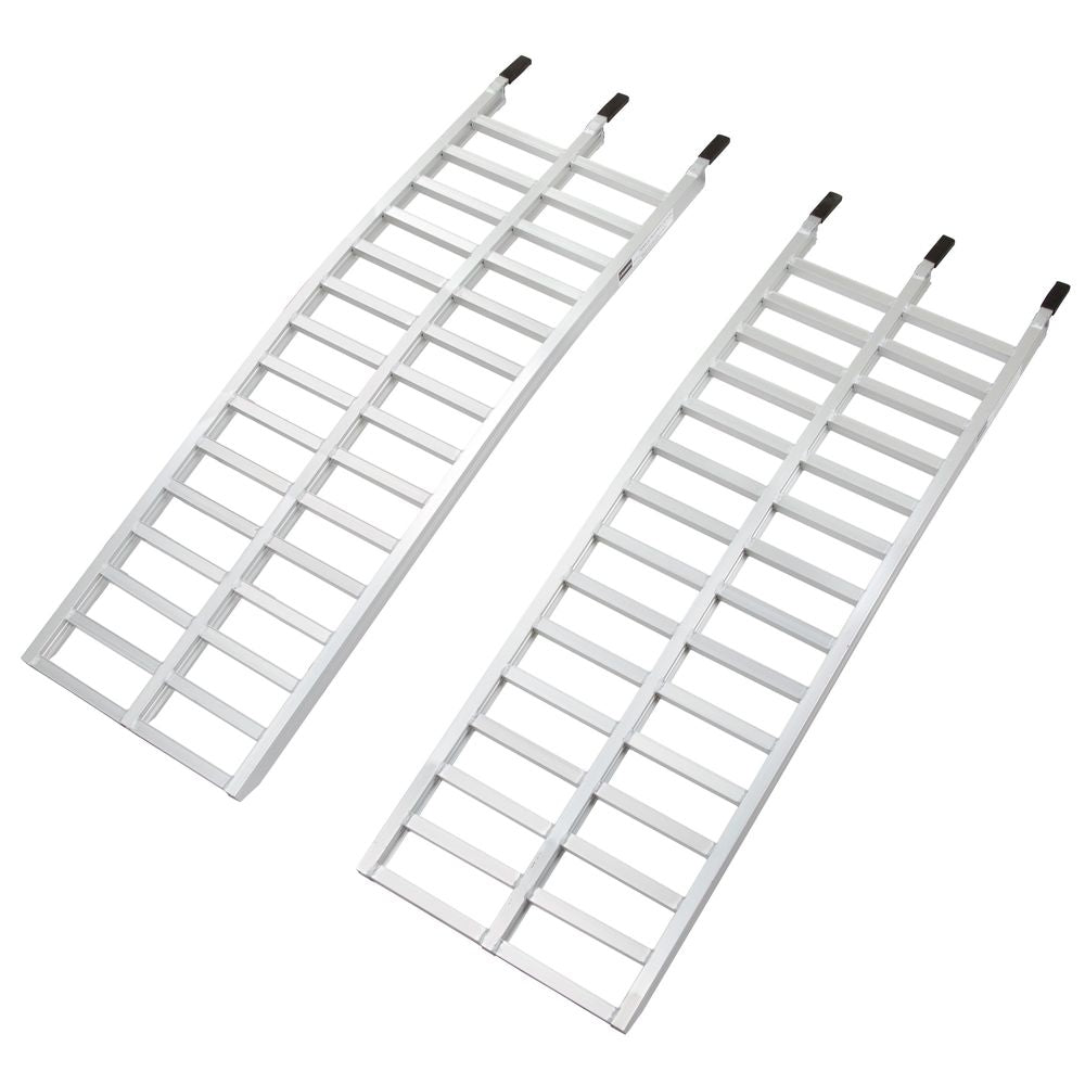 Black Widow Arched Dual Runner UTV Ramps | Width 20-1/4" | Length 5' 5" | Capacity 3,000 lb | Lightweight Aluminum | Horsepower 4 To 90+ HP | For UTVs, ATVs, & Trailers
