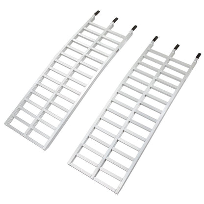 Black Widow Arched Dual Runner UTV Ramps | Width 20-1/4" | Length 5' 5" | Capacity 3,000 lb | Lightweight Aluminum | Horsepower 4 To 90+ HP | For UTVs, ATVs, & Trailers