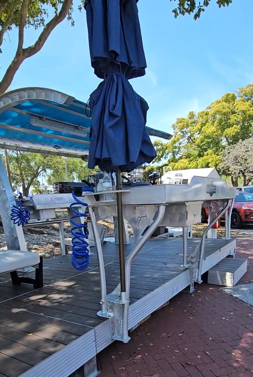 Killer Dock Umbrella Holder | Width 48" | For Dock, Seawall, Deck & Patio