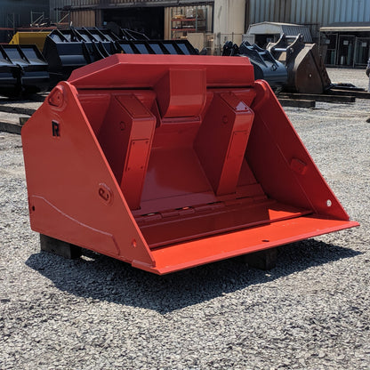 Rockland Underground Ejector Bucket | Hydraulic Ejection System | AR400 Plate | For Loaders