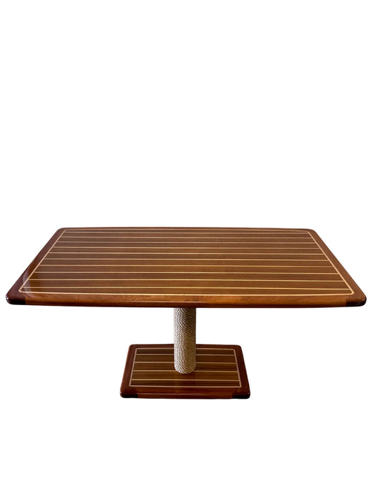 MariTeak™ 32" x 60" Rectangle Teak & Holly / Sapele Table