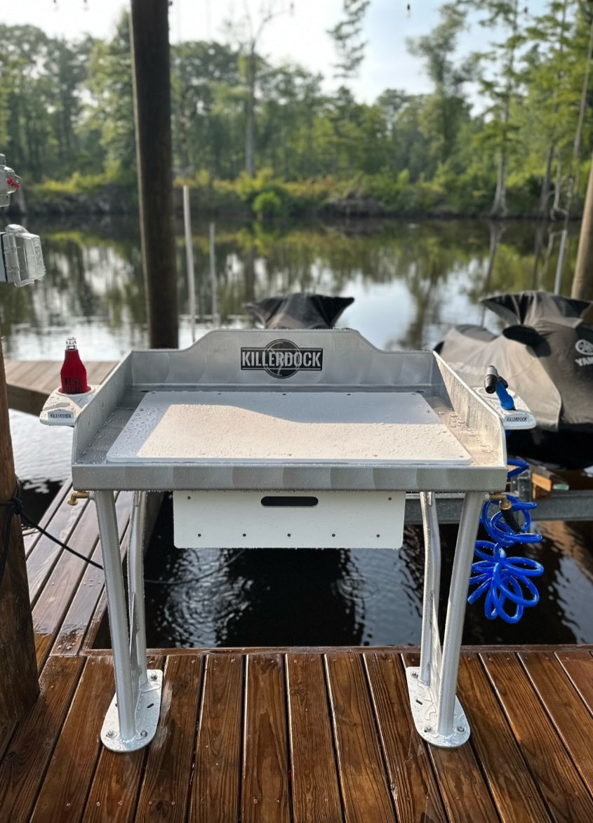 Killer Dock Upscale 3 1/2 Fish Cleaning Station | Width 48" | 316 Stainless Steel