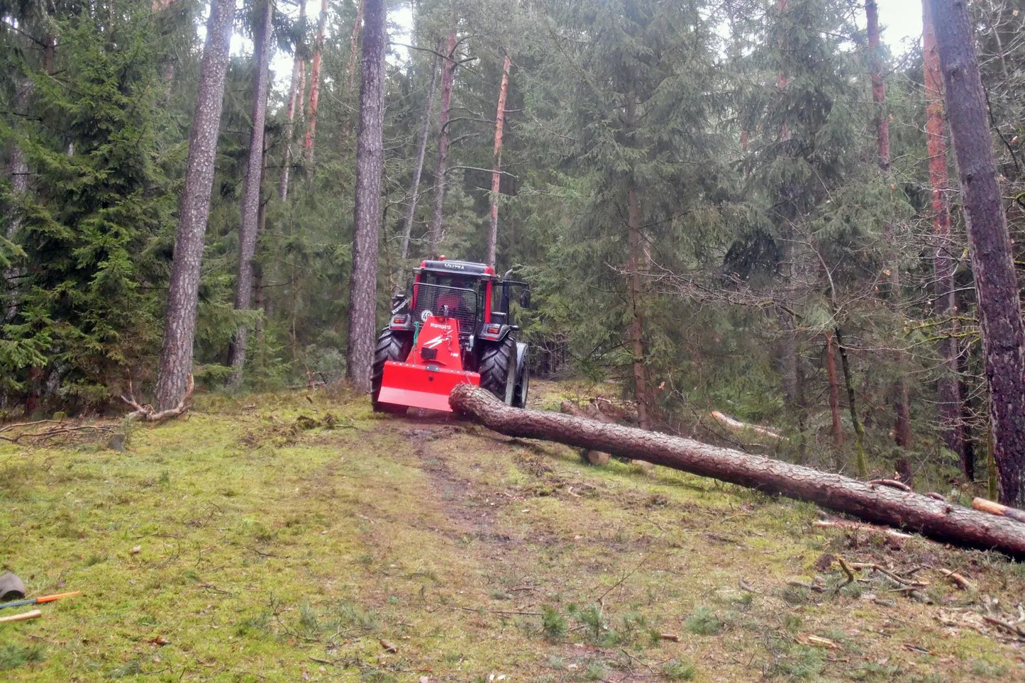 Fransgard 3-Pt Forest Winch | Model V-3521 | 5/16" Cable | 25 To 45 HP | For Tractor