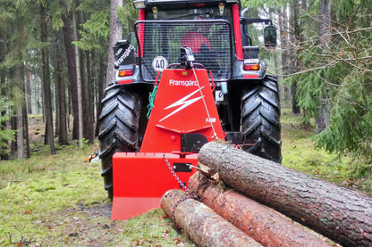 Fransgard 3-Pt Forest Winch | Model V-3521 | 5/16" Cable | 25 To 45 HP | For Tractor