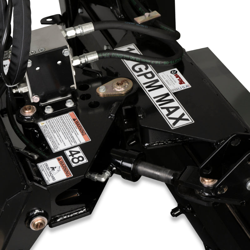 Virnig V20 Mini Skid Steer Power Rake | Mpdel CPR48 & CPR60 | Raking Widths 48" & 60" | Hydraulic Flow 10 To 18 GPM | For Mini Skid Steers