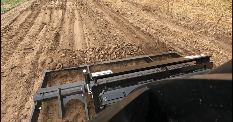 Virnig V20 Mini Skid Steer Land Leveler | Models CLL36, CLL42, CLL48 & CLL54 | Widths 36" To 54" | Hydraulic Flow Range 15 To 25 GPM | For Mini Skid Steers