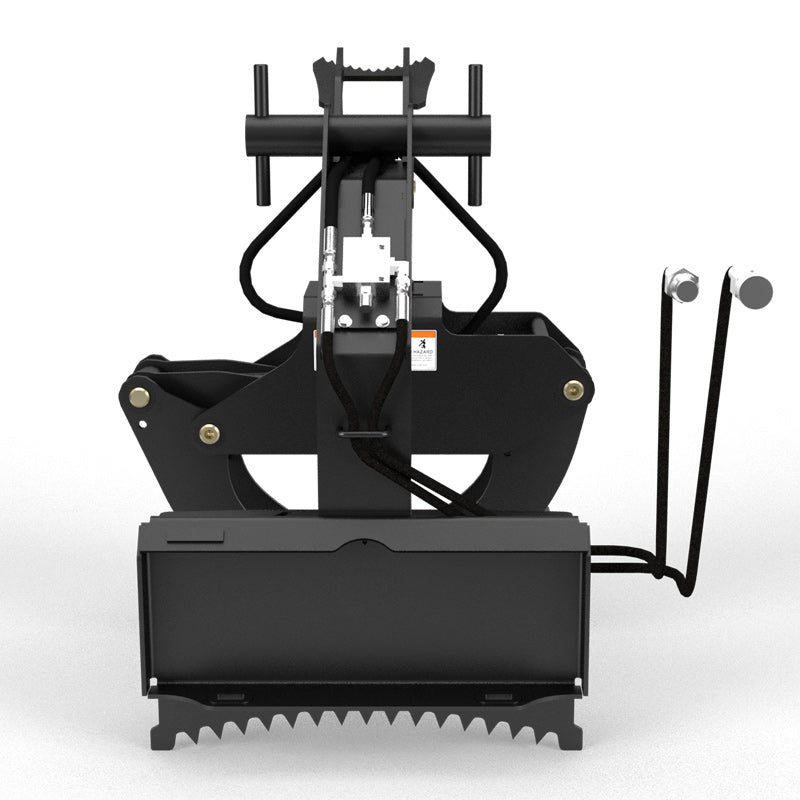 Virnig V20 Mini Skid Steer Rotating Log Grapple | Model CLG | Width 29.4" | Hydraulic Flow 15 To 25 GPM | For Mini Skid Steer