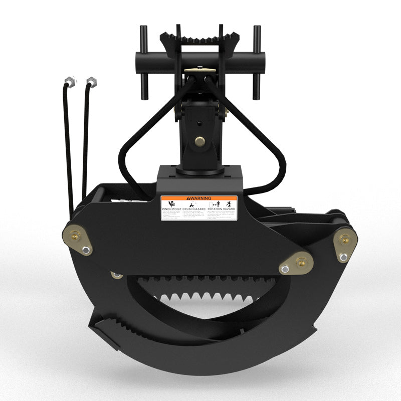 Virnig V20 Mini Skid Steer Rotating Log Grapple | Model CLG | Width 29.4" | Hydraulic Flow 15 To 25 GPM | For Mini Skid Steer