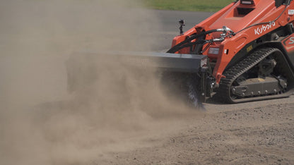 Virnig V20 Mini Skid Steer Angle Broom | Models CAB48 & CAB60 | Widths 48" & 60" | Hydraulic Flow 10 To 18 GPM | For Mini Skid Steers