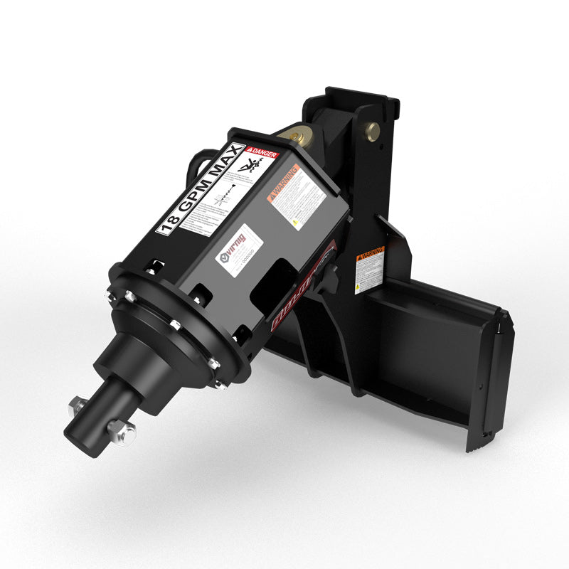 Vrinig V20 Mini Skid Steer Auger Drive | Models AUG30VGHSA To AUG30VGRAC | Max Bit Size 30" | Hydraulic Flow 10 To 18 GPM | For Mini Skid Steers