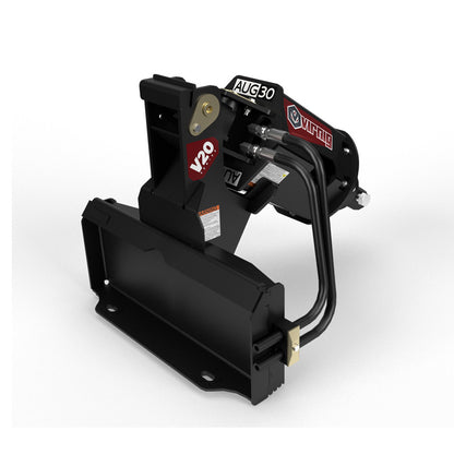 Vrinig V20 Mini Skid Steer Auger Drive | Models AUG30VGHSA To AUG30VGRAC | Max Bit Size 30" | Hydraulic Flow 10 To 18 GPM | For Mini Skid Steers