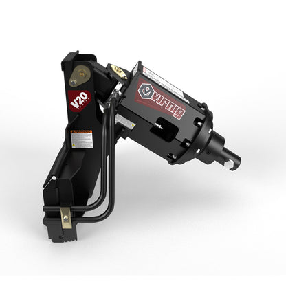Vrinig V20 Mini Skid Steer Auger Drive | Models AUG30VGHSA To AUG30VGRAC | Max Bit Size 30" | Hydraulic Flow 10 To 18 GPM | For Mini Skid Steers