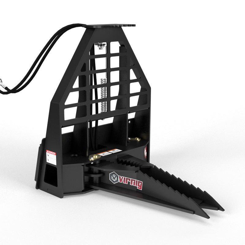 Virnig V20 Mini Skid Steer Digging Tree Puller | Model CTP | Width 26.5" | Hydraulic Flow 15 To 25 GPM | For Mini Skid Steers