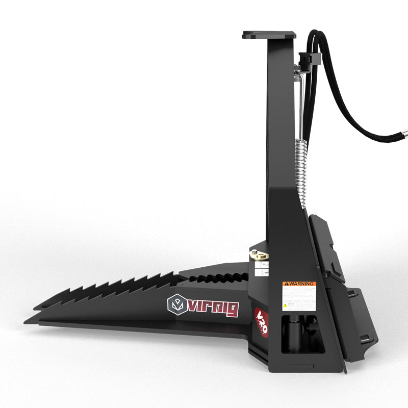 Virnig V20 Mini Skid Steer Digging Tree Puller | Model CTP | Width 26.5" | Hydraulic Flow 15 To 25 GPM | For Mini Skid Steers