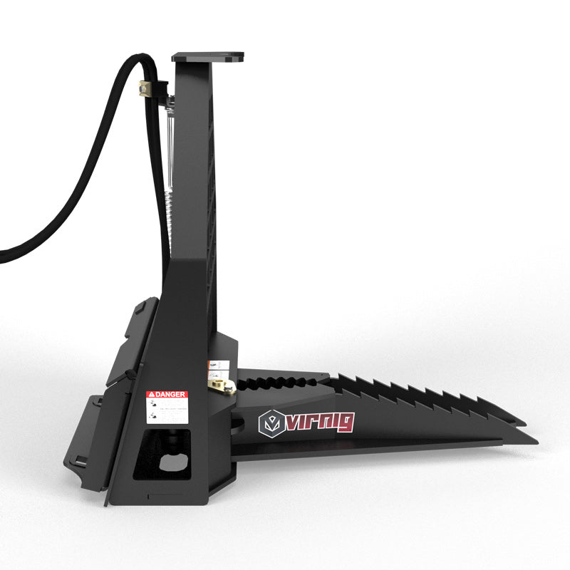 Virnig V20 Mini Skid Steer Digging Tree Puller | Model CTP | Width 26.5" | Hydraulic Flow 15 To 25 GPM | For Mini Skid Steers