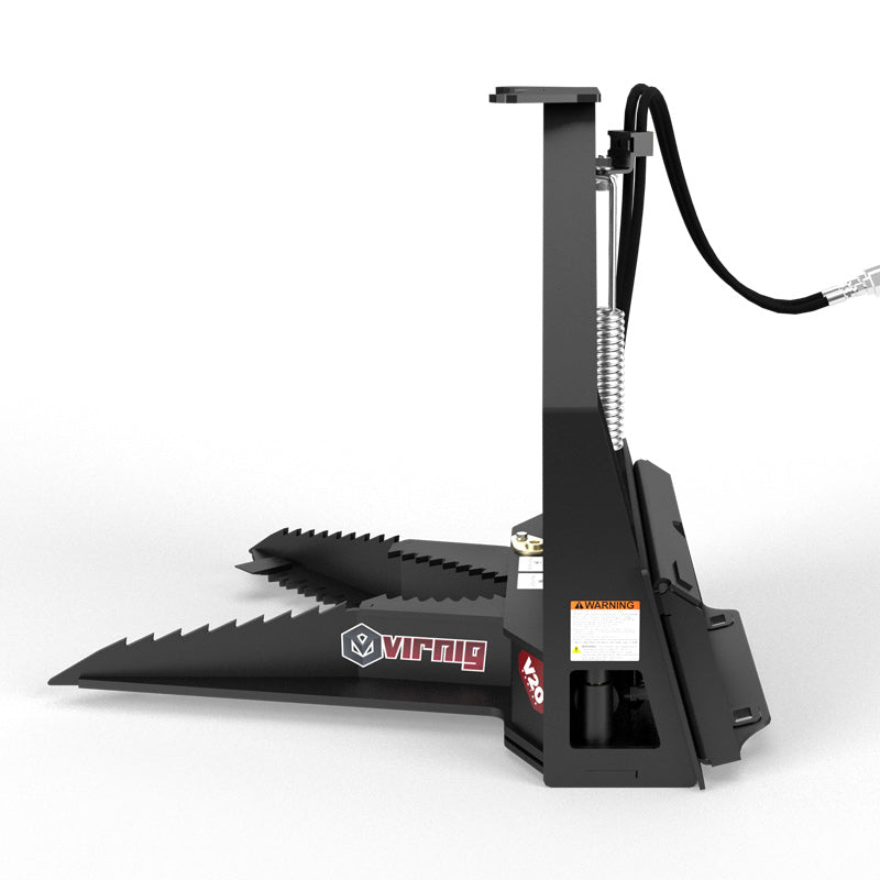 Virnig V20 Mini Skid Steer Digging Tree Puller | Model CTP | Width 26.5" | Hydraulic Flow 15 To 25 GPM | For Mini Skid Steers