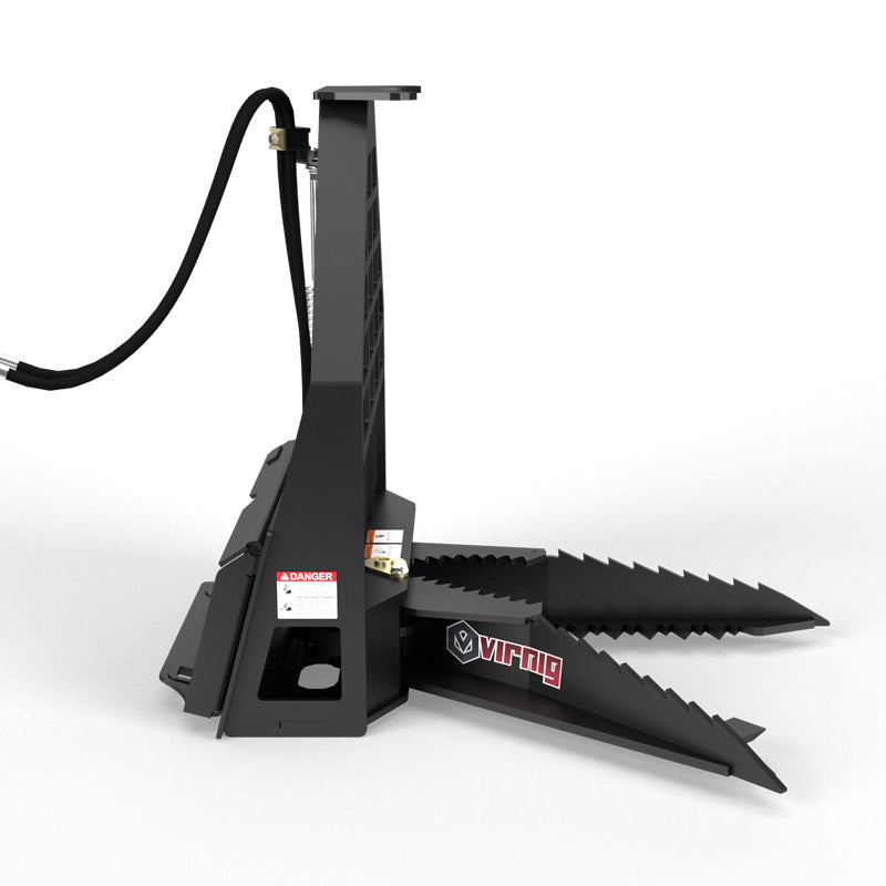 Virnig V20 Mini Skid Steer Digging Tree Puller | Model CTP | Width 26.5" | Hydraulic Flow 15 To 25 GPM | For Mini Skid Steers