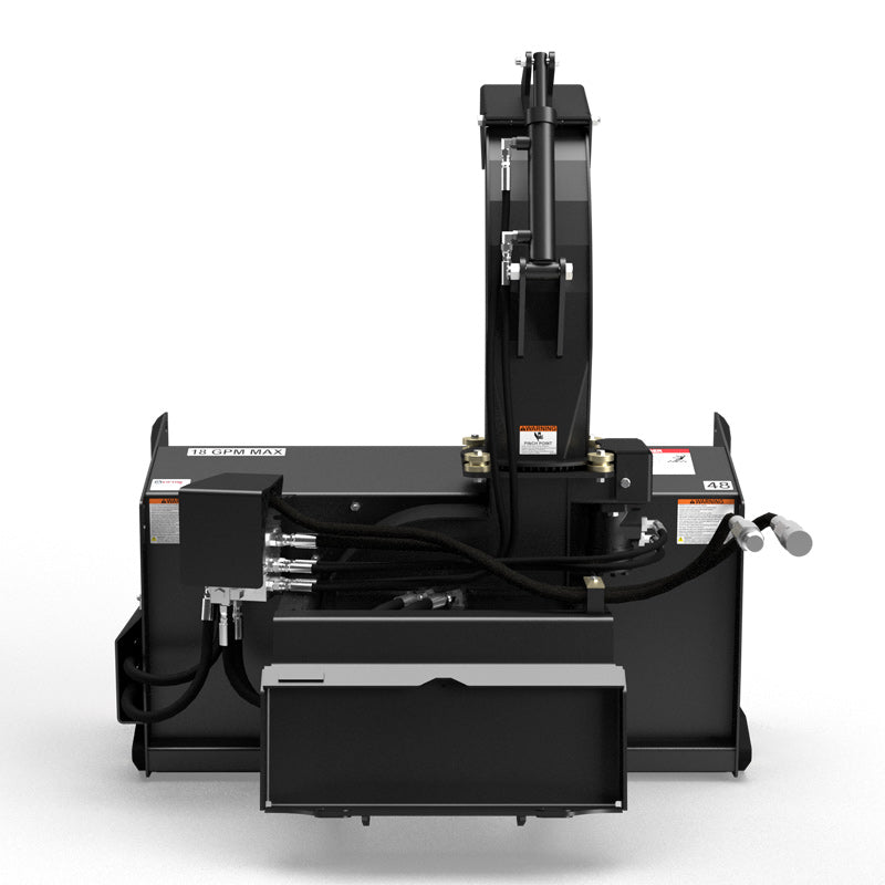 Virnig V20 Mini Skid Steer Snow Blower | Model CSB48 | Width 48" | Hydraulic Flow 10 To 18 GPM | For Mini Skid Steers