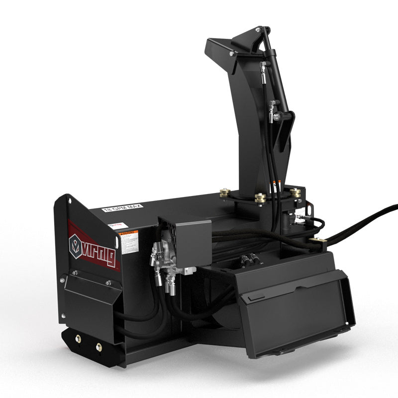 Virnig V20 Mini Skid Steer Snow Blower | Model CSB48 | Width 48" | Hydraulic Flow 10 To 18 GPM | For Mini Skid Steers