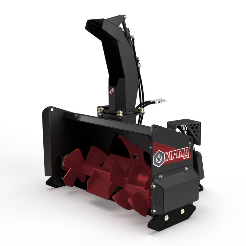 Virnig V20 Mini Skid Steer Snow Blower | Model CSB48 | Width 48" | Hydraulic Flow 10 To 18 GPM | For Mini Skid Steers