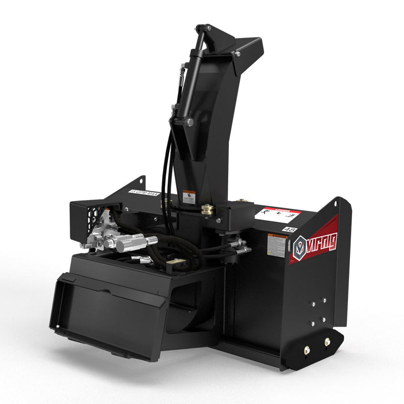 Virnig V20 Mini Skid Steer Snow Blower | Model CSB48 | Width 48" | Hydraulic Flow 10 To 18 GPM | For Mini Skid Steers