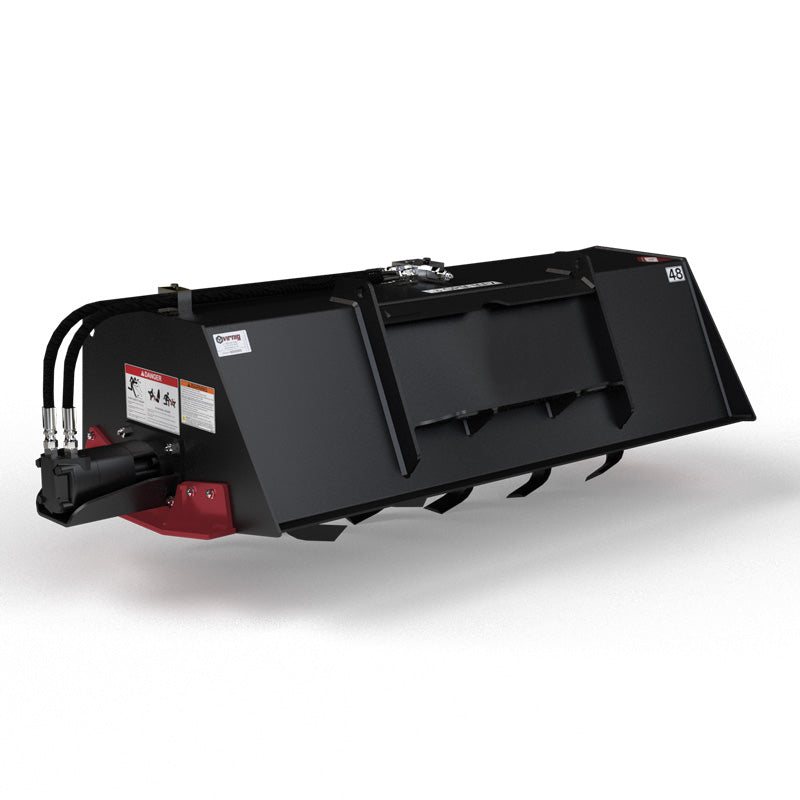 Virnig V20 Mini Skid Steer Tiller | Model CTRL48 | Width 48" | Hydraulic Flow 10 To 18 GPM | For Mini Skid Steers