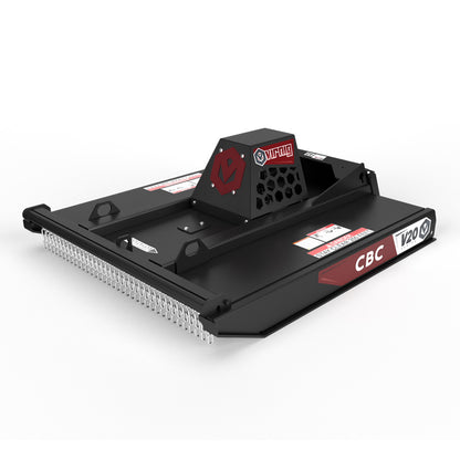 Virnig V20 Mini Skid Steer Closed Front Rotary Brush Cutter | Models CBC42 & CBC48 | Widths 42" To 48" | Hydraulic Flow 11 To 18 GPM | For Mini Skid Steer